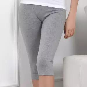 미아모르 면스판 8부 쫄바지 여성 레깅스 타이즈 내의