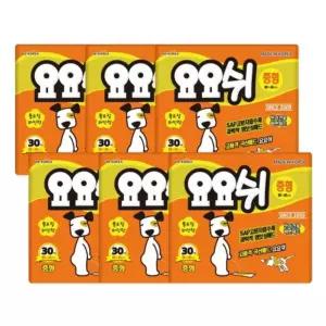 요요쉬 배변패드 중형 30매 X 6P