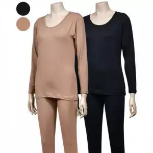 고아라 여자 기모 내복 상하세트 부드러움 엄마 편한