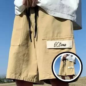 팬츠 편한 여름 데일리 면반바지 밴딩 남자 와이드핏 TLj04010