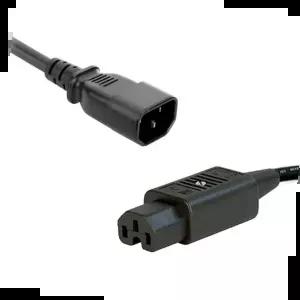 젠더 파워케이블 to IEC320 C14 C15슐터 1.5SQ 3M