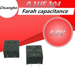 10pcs 5.5V 0.1F 슈퍼 커패시터 패러 드 104 FM0H104ZF is 100000 microfarads