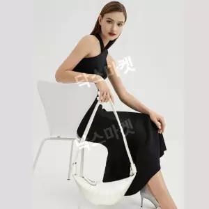 천연 양가죽 크루아상백 매듭 숄더백 고윤정 스타일 크로스백 호보백