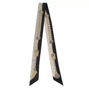 [롯데백화점]구찌 GG 체인 홀스빗 프린트 실크 넥 보우 774819-3G001-1079