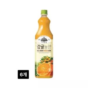 웅진 가야농장 감귤농장 1.5L x 6페트 감귤주스
