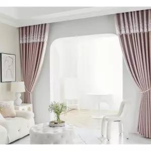 지나송 암막 커튼 침실 거실 유메르 슈퍼특대형 핑크 BNS