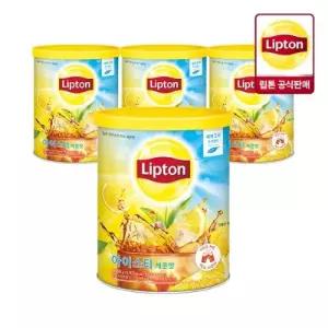립톤 아이스티 레몬 1.5KG 4개