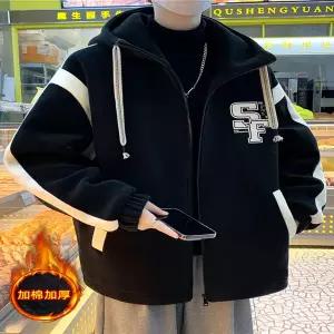 야구 자켓 재킷 점퍼 베이스볼 바시티 스타디움 잠바 청 남학생 중학생 가을/겨울 코트 면 패딩 15세 유니