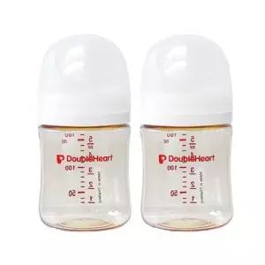 더블하트 모유실감 3세대 PPSU 160ml 노꼭지 트윈팩 제뉴인화이트