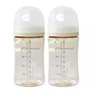 더블하트 모유실감 3세대 PPSU 240ml 노꼭지 트윈팩 오후의베이지