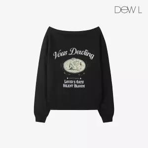 [듀엘링](하남점) 오프숄더 스 셔츠 BK_D254MSM107