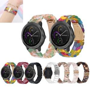 투명 송진 스트랩 밴드, Garmin Venu 3 SQ 2 plus 165 245 255 265 645 158 Vivoactive 4 5, 20mm