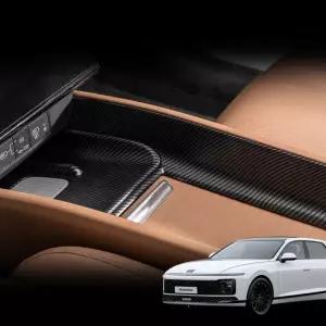 현대 그랜저 GN7 기어 패널 카본 몰딩 커버