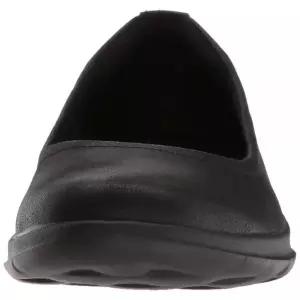 [정품] 스케쳐스 여성용 고워크 라이트 젬 플랫슈즈 블랙 US 7.5 885463