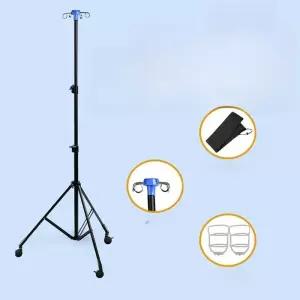 휴대용 수액 폴대 접이식 높이조절 주철 이동식 링겔 수액걸이 걸이대 관경 수액폴대 걸이