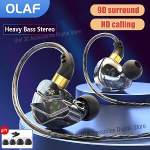 OLAF 3.5mm 잭 유형 C 플러그 유선 헤드폰 HIFI베이스 이어폰 형 헤드셋 게이머 Xiaomi Huawei Samsung 용