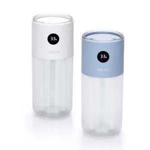 한경희 무선 듀얼가습기  무드등 탁상용 간편세척 차량용 가습기 HTM-800C