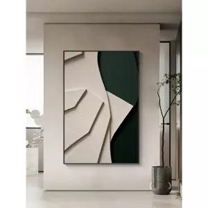 캔버스 액자 35x50cm 행운 그림액자 복도 벽장식 582977 블랙 프레임 70 x 100