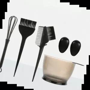 염색약용기 염색도구 셀프 가정용 미용실 염색볼 도구 세트 5종세트