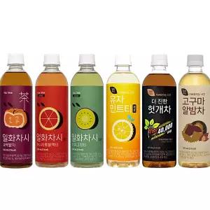 일화차시 10+10 골라담기 500ml 20개 호박팥차 허니자몽블랙티 키위그린티 제로 유자민트티 고구마알밤차 더진한 헛개차