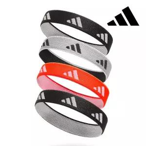 아디다스 머리끈 헤어 밴드 타이 스포츠 런닝 운동 4개입 MNS