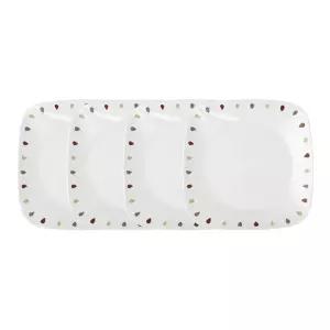 [코렐]씨드 사각소접시 4P 세트