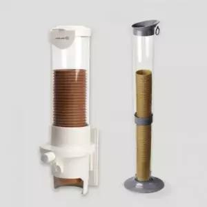 ( )종이컵 홀더+수거함 세트 자석부착식 거치대 리프트 수거기 디펜스 꽂이 정리대 디스펜서