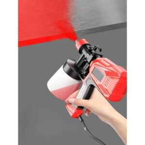 에어 소형 유선 페인트 스프레이건 도장기 전동 세트 도색작업용 후끼 뿌리는