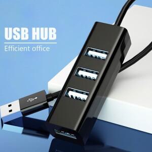 USB2.0 확장기 USB 분배기/허브 원 드래그 4 전원 어댑터 480Mbps 플래시 드라이브 카드 리더기 디지털 카