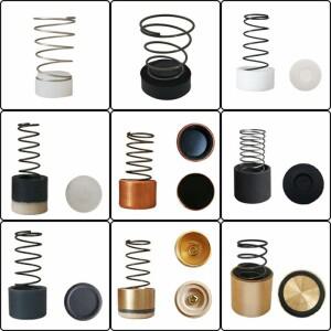 오일 프리 에어 컴프레서 사용 체크 밸브 코어 리턴 플라스틱 구리 기계 액세서리 펌프 스프링 플러그 1 개