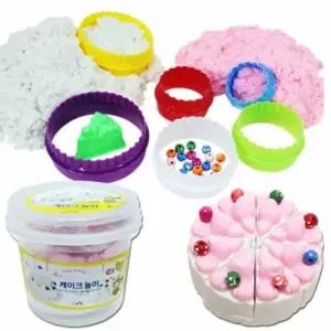 뚝딱 루미샌드 모래놀이 1.5L 케이크놀이 만들기 교구 재료