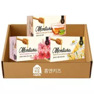 [홈앤키즈] 몬타냐 꿀홍차 20T+ 꿀케모마일 20T + 꿀히비스커스 20T