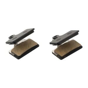 MTB 자전거 세미 메탈 송진 디스크 브레이크 패드 시마노 BR M615 666 985 사이클링 액세서리 부품 2 쌍