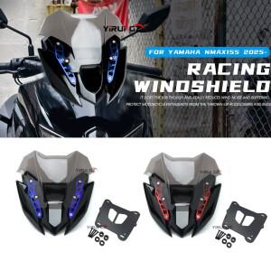 야마하 NMAX155 nmax 155 2025 신형 개조 스포츠 윈드쉴드 경쟁력 있는 앞 레인쉴드 커버 액세서리