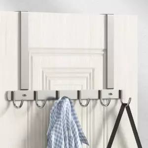 모자걸이 긴 도어 행거 후크 방문 문짝 무타공 옷걸이 화장실 문에거는 멀티도어훅