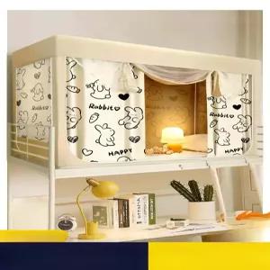 2층 침대 난방텐트 기숙사 암막 방한텐트 수면 사각 보온 싱글