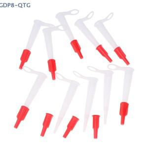 10개입 실리콘 튜브 노즐 캡 재밀봉 가능 매스틱 나사 커버