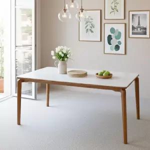 아트박스/텐스페이스 슬림 원목 6인세라믹 식탁 테이블 TR6019R(착불)