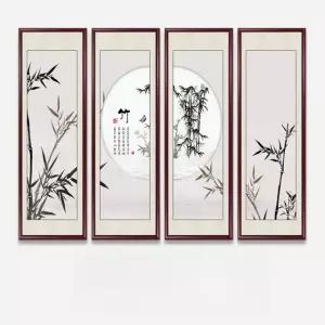 서예액자 거실액자 포스터 한옥 그림 전통 수묵화 풍경화 인테리어