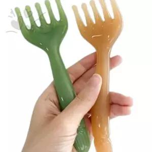 손잡이형 빗살 경락 마사지 도구 두피 얼굴 코 종아리 발바닥 지압 혈자리 자극