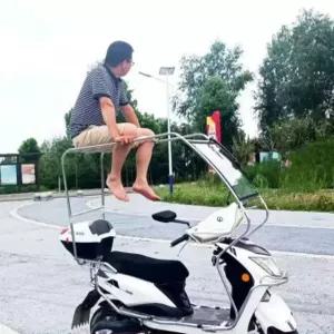 전기 스쿠터 캐노피 오토바이 그레이 차양막 그늘막 커버