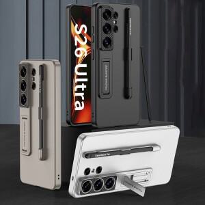 삼성 호환 갤럭시 S26 울트라 케이스 S 펜 펜 홀더 내장 조절  킥스탠드 충격 방지 폰