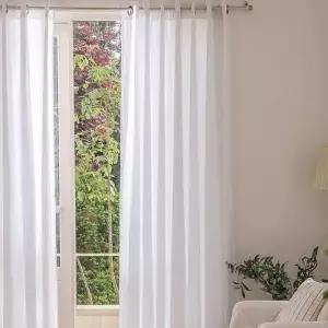 아일렛형 커텐 긴창 핀형 쉬폰커튼 135x233cm 고밀도 WFMFSUM