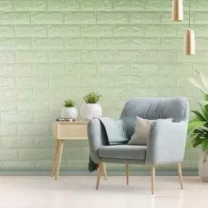 10mmX1mX10m 시공 블럭아이 부착식 폼블럭 단열벽지 WFMFTFO