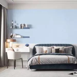 실크벽지 딥블루 곰팡이방지 1mX2.5m 결로현상 라인 WFMFTB5