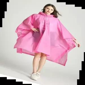 우비 5컬러 남녀공용 판초 스타일 레인코트 판쵸우비 비옷