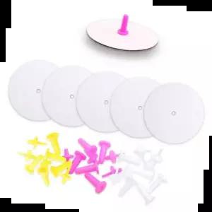 DIY 종이팽이 만들기 원판 팽이심 그리기팽이 -약100개