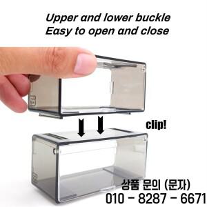 미니 GT/KaidoHouse 용 1/64 모델 아크릴 디스플레이 케이스 투명 고품질 자동차 상자 (5 보호 커버