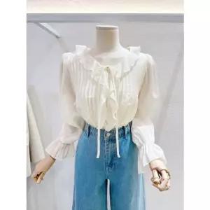 [갤러리아] [LAP]핀턱프릴 블라우스 (AS7XB176)