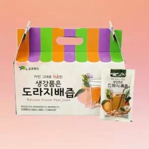 슬로푸드 생강품은 도라지배즙 하동 생강 도라지배즙 100ml x 30포 1박스